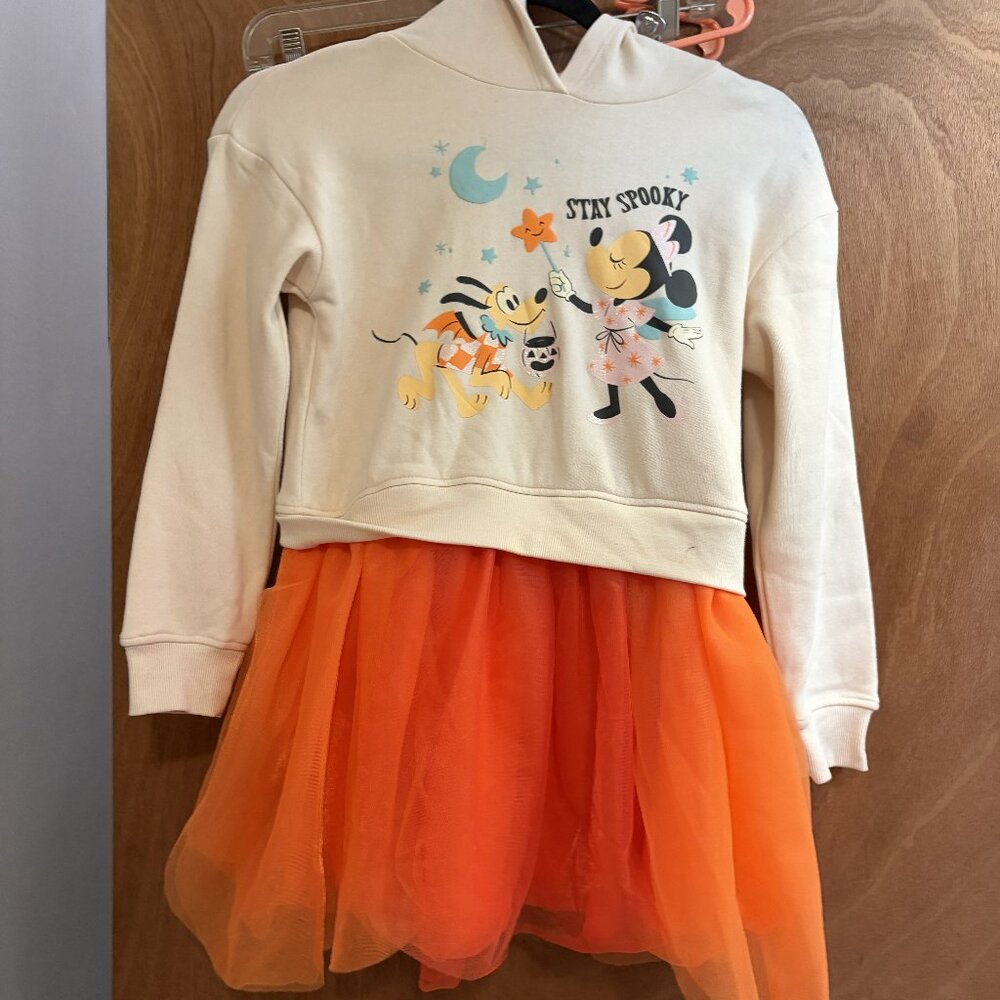 Minnie Mouse Disney Halloween Dress NWT girl's size s 5 / 6